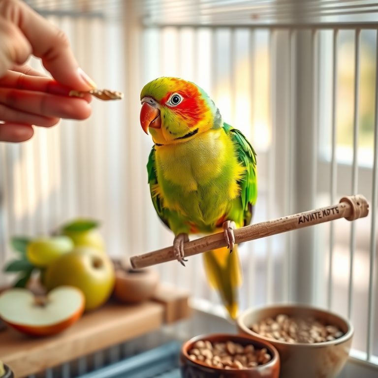 How to Make Your Lovebirds ‘Konslet’: Diet and Training Tips for Beginners