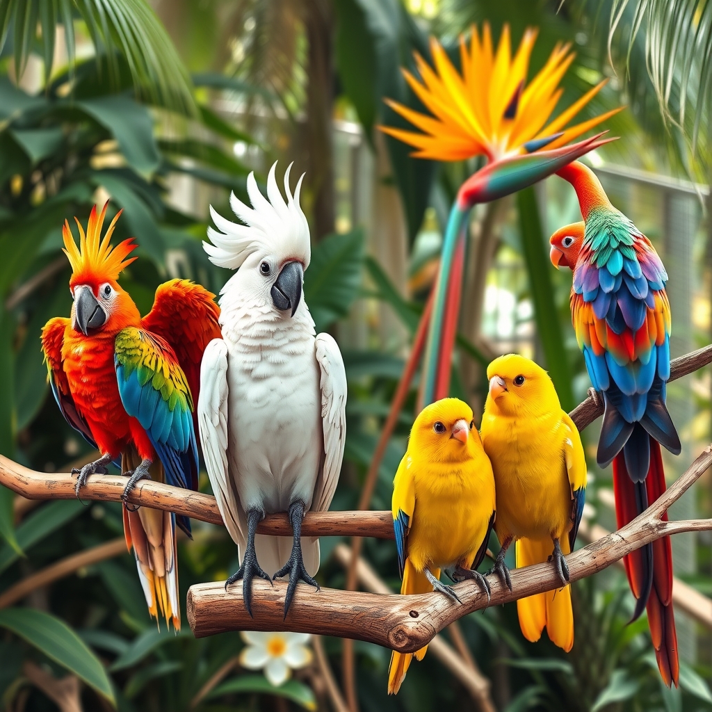 Mengenal Burung-Burung Kicauan yang Memiliki Daya Tarik Visual Luar Biasa: Dari Kenari hingga Kakaktua Maluku