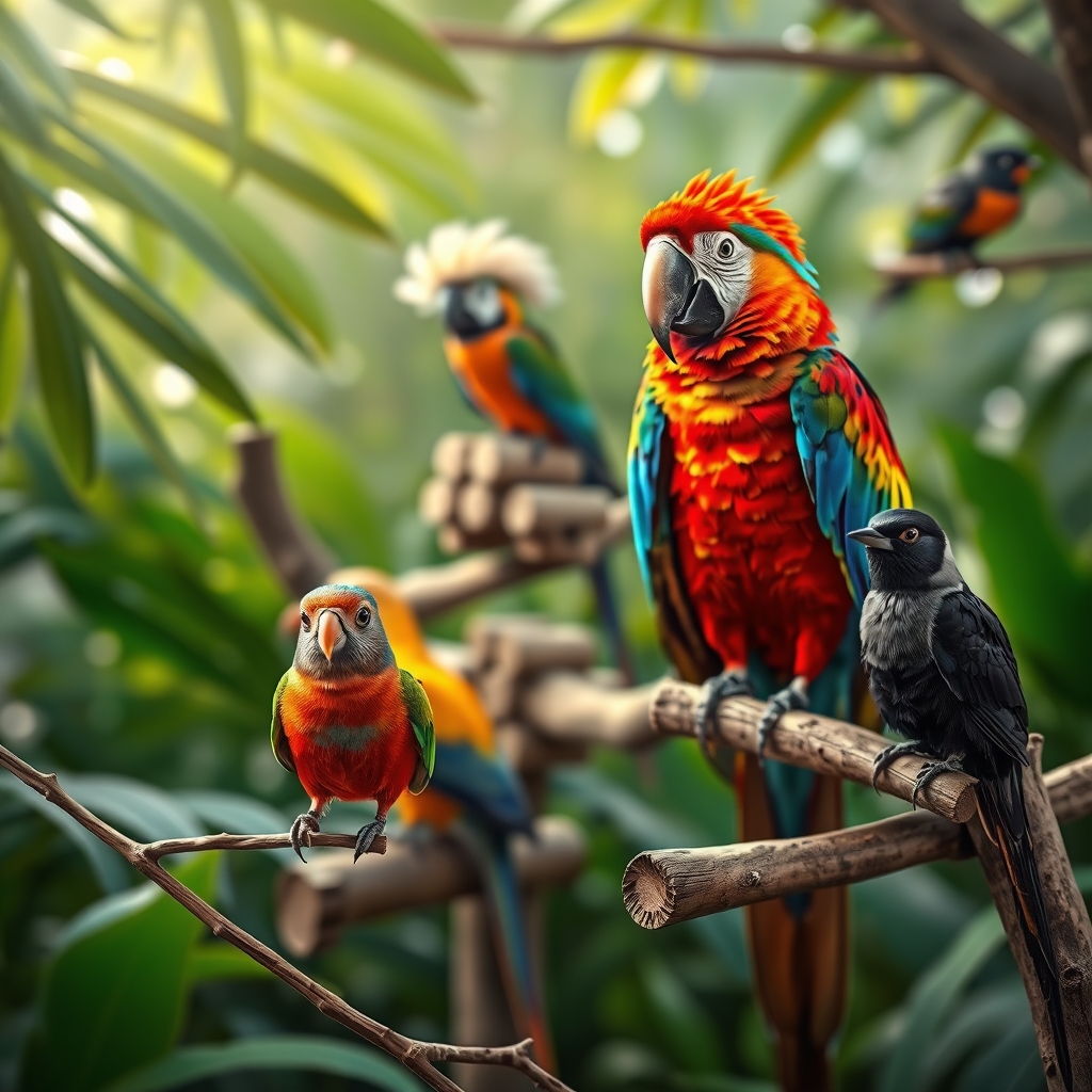 Mengenal Burung-Burung Kicauan yang Memiliki Kemampuan Imitasi Suara Luar Biasa: Dari Pleci hingga Burung Macaw