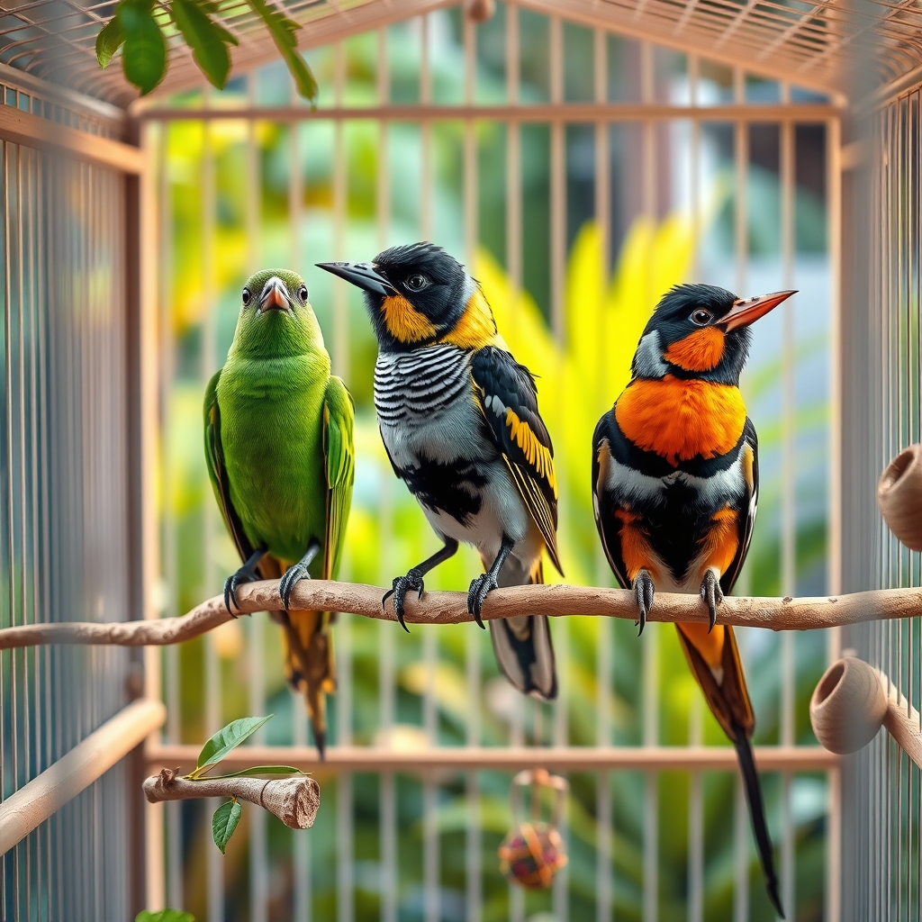 Mengungkap Keajaiban Suara dan Perawatan Burung Kicauan Favorit: Dari Cucak Hijau hingga Jalak Suren